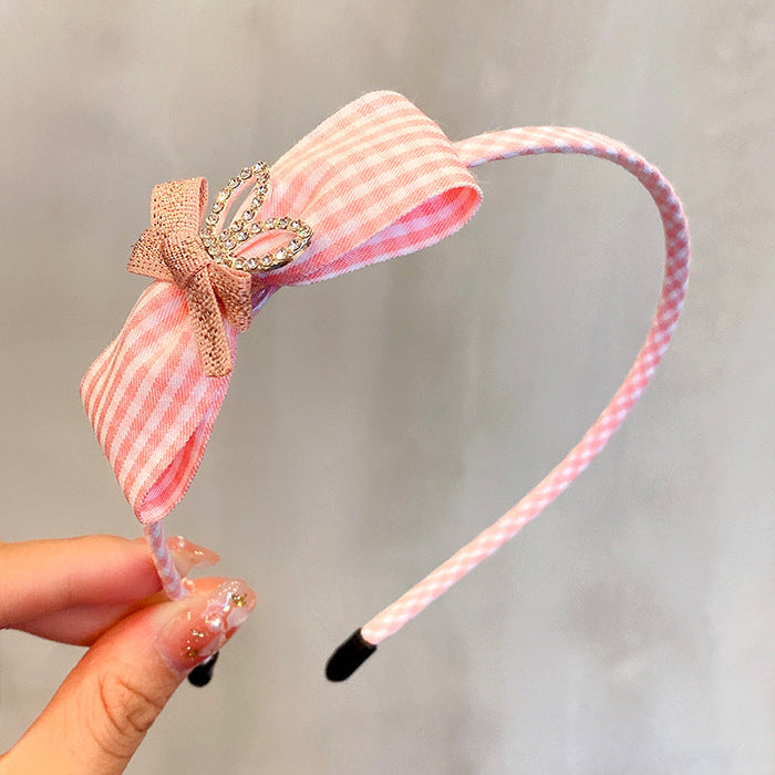 Wholesale children's bowknot plastic fabric Headband JDC-HD-i119 Headband JoyasDeChina 15# Wholesale Jewelry JoyasDeChina Joyas De China