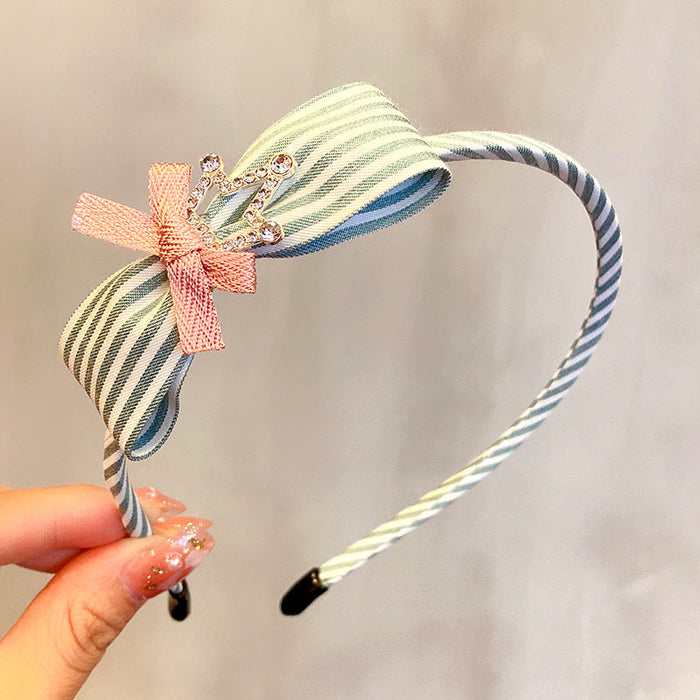 Wholesale children's bowknot plastic fabric Headband JDC-HD-i119 Headband JoyasDeChina 17# Wholesale Jewelry JoyasDeChina Joyas De China
