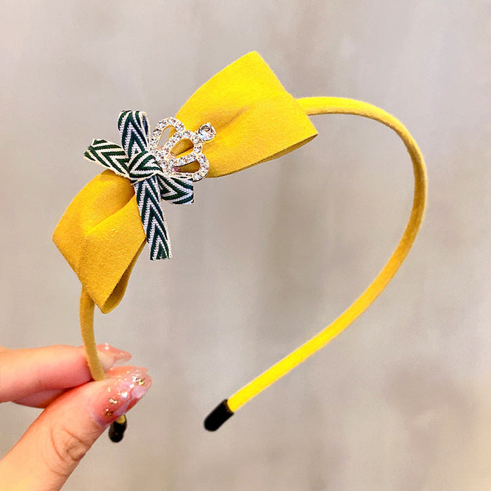 Wholesale children's bowknot plastic fabric Headband JDC-HD-i119 Headband JoyasDeChina 21# Wholesale Jewelry JoyasDeChina Joyas De China