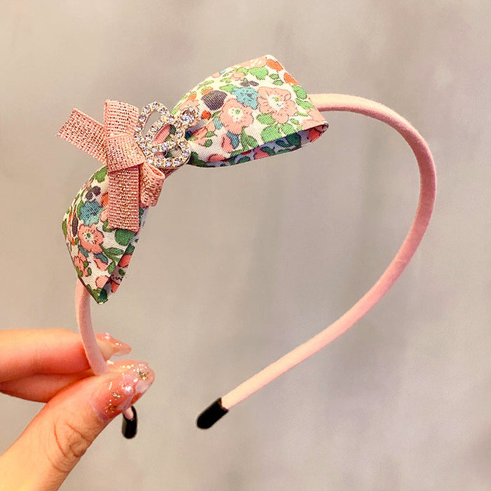 Wholesale children's bowknot plastic fabric Headband JDC-HD-i119 Headband JoyasDeChina 4# Wholesale Jewelry JoyasDeChina Joyas De China
