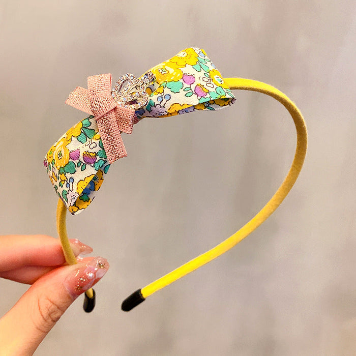 Wholesale children's bowknot plastic fabric Headband JDC-HD-i119 Headband JoyasDeChina 5# Wholesale Jewelry JoyasDeChina Joyas De China