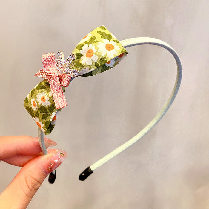 Wholesale children's bowknot plastic fabric Headband JDC-HD-i119 Headband JoyasDeChina 6# Wholesale Jewelry JoyasDeChina Joyas De China