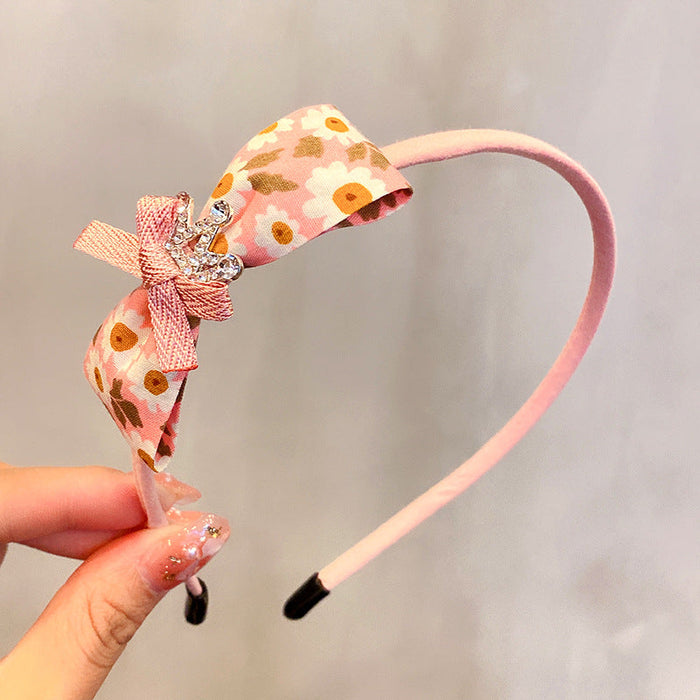 Wholesale children's bowknot plastic fabric Headband JDC-HD-i119 Headband JoyasDeChina 9# Wholesale Jewelry JoyasDeChina Joyas De China