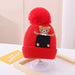 Wholesale children's cartoon bear cotton knit hat JDC-FH-GSKC002 Fashionhat JoyasDeChina red 46-48CM Wholesale Jewelry JoyasDeChina Joyas De China