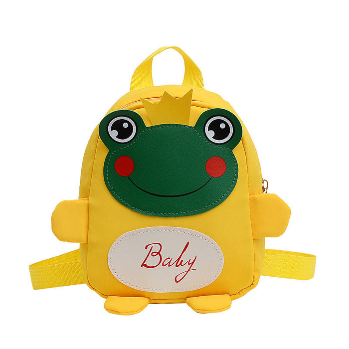 Wholesale children's cartoon frog nylon backpack JDC-BP-JiaQ030 Backpack Bags 家庆 Wholesale Jewelry JoyasDeChina Joyas De China