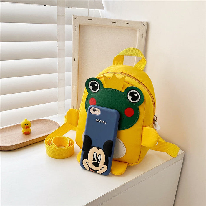 Wholesale children's cartoon frog nylon backpack JDC-BP-JiaQ030 Backpack Bags 家庆 Wholesale Jewelry JoyasDeChina Joyas De China