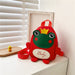Wholesale children's cartoon frog nylon backpack JDC-BP-JiaQ030 Backpack Bags 家庆 red Wholesale Jewelry JoyasDeChina Joyas De China