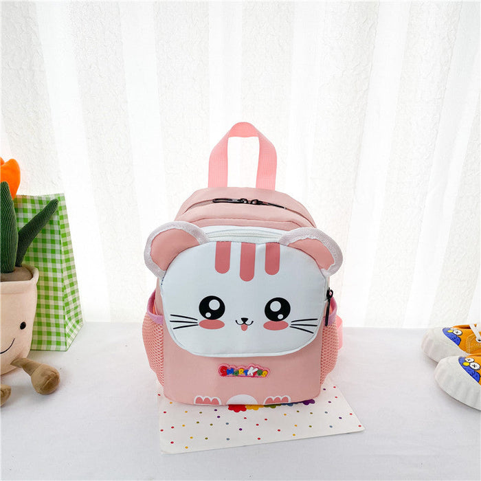 Wholesale children's cartoon nylon backpack JDC-BP-JiaQ017 Backpack Bags 家庆 pink Wholesale Jewelry JoyasDeChina Joyas De China