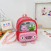 Wholesale children's cartoon nylon backpack JDC-BP-JiaQ025 Backpack Bags 家庆 red Wholesale Jewelry JoyasDeChina Joyas De China