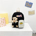 Wholesale children's cartoon nylon backpack JDC-BP-JiaQ027 Backpack Bags 家庆 black Wholesale Jewelry JoyasDeChina Joyas De China