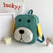 Wholesale children's cartoon nylon backpack JDC-BP-JiaQ029 Backpack Bags 家庆 green Wholesale Jewelry JoyasDeChina Joyas De China