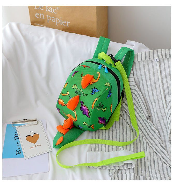 Wholesale children's cartoon nylon backpack JDC-BP-JiaQ035 Backpack Bags 家庆 green Wholesale Jewelry JoyasDeChina Joyas De China