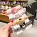 Wholesale children's cartoon plaid large intestine hair loop JDC-HS-ZY001 Hair Scrunchies 紫芸 Wholesale Jewelry JoyasDeChina Joyas De China
