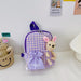 Wholesale children's cartoon rabbit nylon backpack JDC-BP-JiaQ022 Backpack Bags 家庆 purple Wholesale Jewelry JoyasDeChina Joyas De China