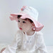 Wholesale Children's Cotton Bucket Hat Visor Hat JDC-FH-GSYH197 Fashionhat 予画 pink Circumference 48CM Wholesale Jewelry JoyasDeChina Joyas De China