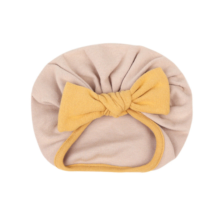 Wholesale children's cotton Pullover hat with bowknot fashion hat JDC-FH-GSQN025 Fashionhat JoyasDeChina Wholesale Jewelry JoyasDeChina Joyas De China