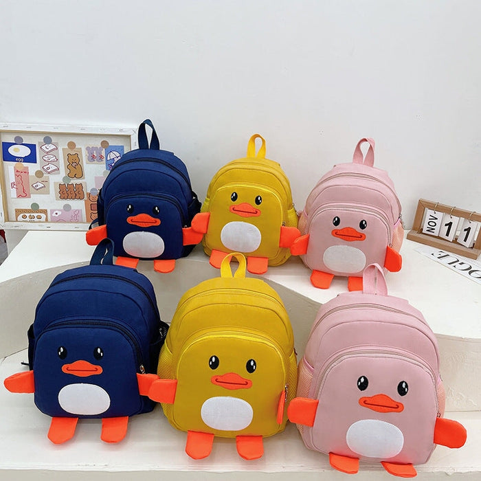 Wholesale children's cute cute little duck Nylon Backpack bags JDC-BP-Lank003 Backpack Bags 澜咔 Wholesale Jewelry JoyasDeChina Joyas De China