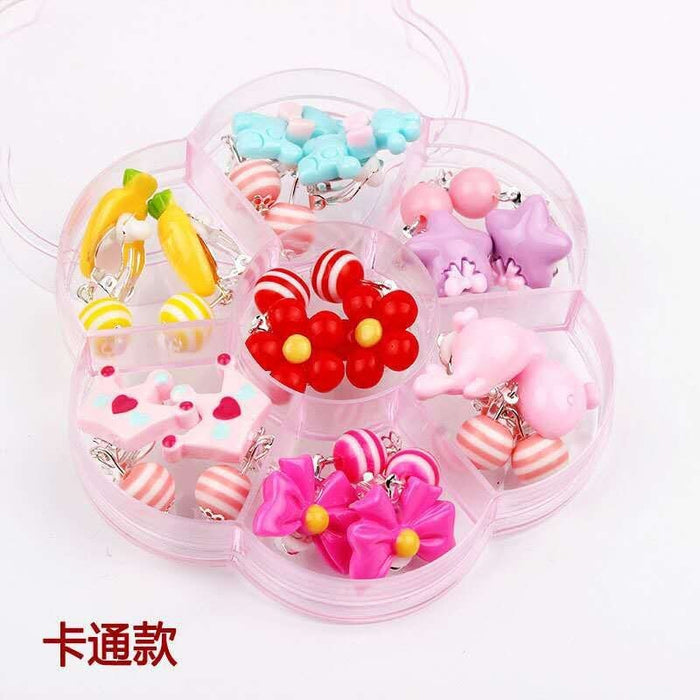 Wholesale Children's Ear Clip Set JDC-ES-Duor003 Earrings 朵蕊 2 Wholesale Jewelry JoyasDeChina Joyas De China