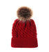 Wholesale children's ear protection knitted woolen hat JDC-FH-GSJN004 Fashionhat JoyasDeChina wine red one size Wholesale Jewelry JoyasDeChina Joyas De China