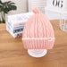 Wholesale children's ear protection warm knitted woolen hat JDC-FH-GSKC008 Fashionhat JoyasDeChina pink 46-48CM Wholesale Jewelry JoyasDeChina Joyas De China