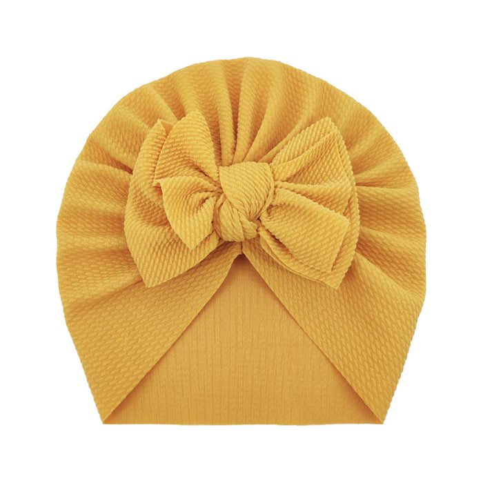 Wholesale children's fabric knotted bow Fashionhat JDC-FH-ML002 Fashionhat 猫力 yellow One size fits all Wholesale Jewelry JoyasDeChina Joyas De China