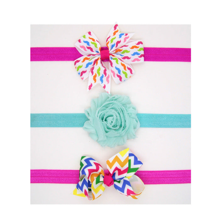 Wholesale children's hair accessories bow set children＊s hair clips JDC-HC-GSQN002 Hair Clips JoyasDeChina 9# Wholesale Jewelry JoyasDeChina Joyas De China