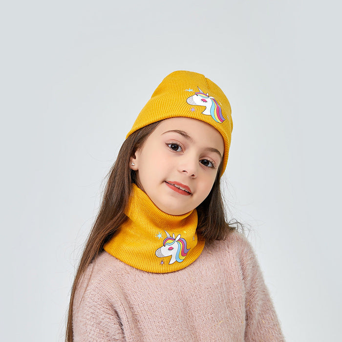 Wholesale Children's Knitted Hat Woolen Fashion Hat Scarf 2 Piece Set JDC-FH-GSCS004 Fashionhat JoyasDeChina Wholesale Jewelry JoyasDeChina Joyas De China