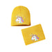 Wholesale Children's Knitted Hat Woolen Fashion Hat Scarf 2 Piece Set JDC-FH-GSCS004 Fashionhat JoyasDeChina yellow one size Wholesale Jewelry JoyasDeChina Joyas De China