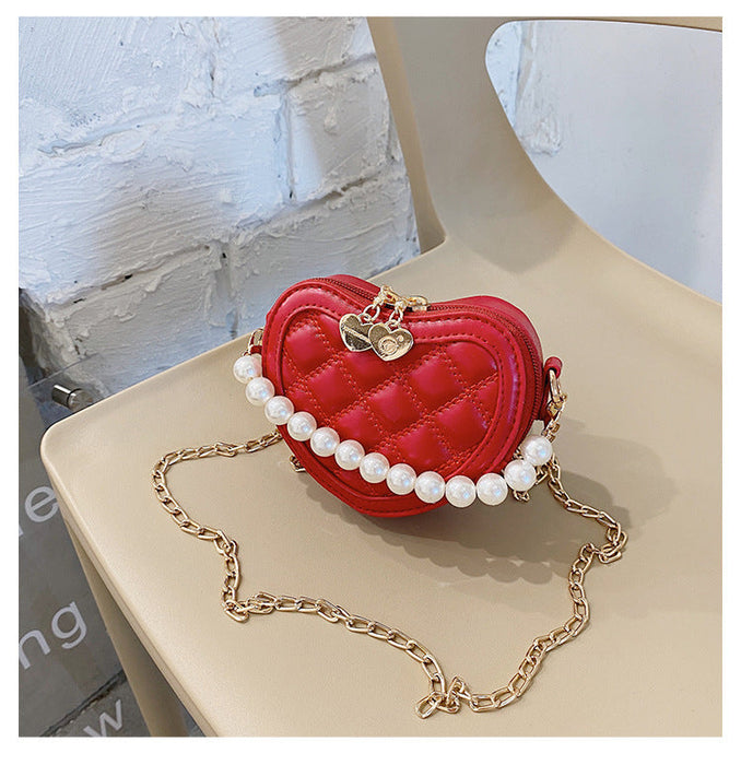Wholesale Children's Love PU Leather Bag JDC-HB-KM011 Handbags 卡曼 Red Wholesale Jewelry JoyasDeChina Joyas De China