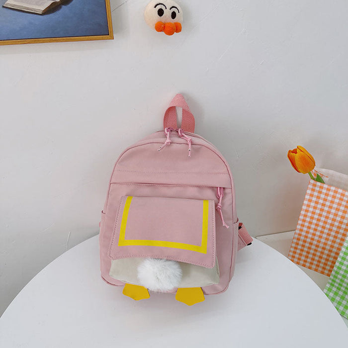 Wholesale children's nylon backpack JDC-BP-JiaQ034 Backpack Bags 家庆 pink Wholesale Jewelry JoyasDeChina Joyas De China