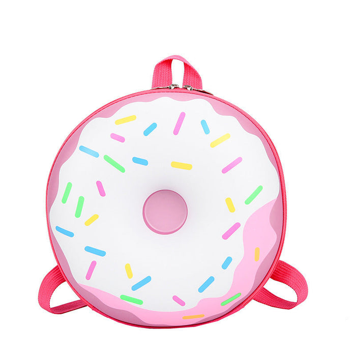 Wholesale Children's PC Donut Backpack JDC-BP-JiaQ023 Backpack Bags 家庆 pink Wholesale Jewelry JoyasDeChina Joyas De China
