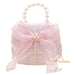 Wholesale Children's Pearl Bow Cotton and Linen Shoulder Bags JDC-SD-GSHN005 Shoulder Bags 浩纳 Wholesale Jewelry JoyasDeChina Joyas De China
