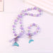 Wholesale children's pearl necklace bracelet ring earring set JDC-NE-Duor004 Necklaces 朵蕊 5 Wholesale Jewelry JoyasDeChina Joyas De China