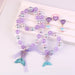 Wholesale children's pearl necklace bracelet ring earring set JDC-NE-Duor004 Necklaces 朵蕊 Wholesale Jewelry JoyasDeChina Joyas De China