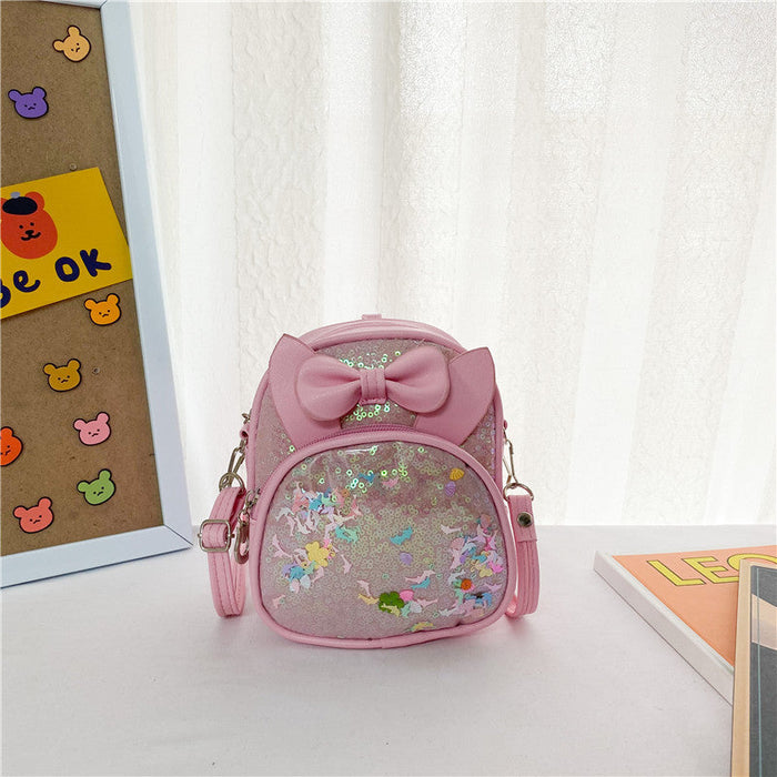 Wholesale Children's PU Sequined Backpack JDC-BP-JiaQ031 Backpack Bags 家庆 Wholesale Jewelry JoyasDeChina Joyas De China