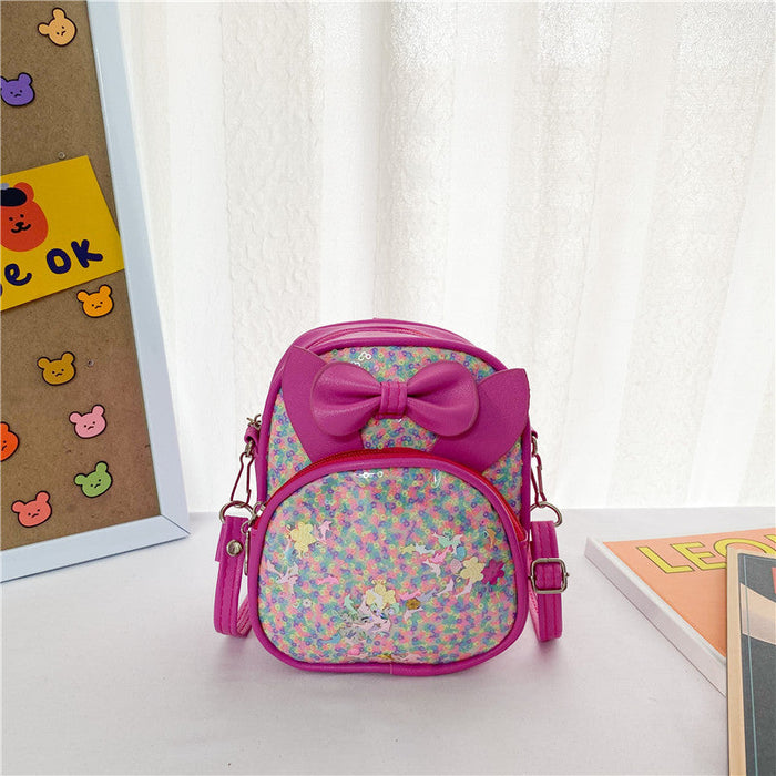 Wholesale Children's PU Sequined Backpack JDC-BP-JiaQ031 Backpack Bags 家庆 Wholesale Jewelry JoyasDeChina Joyas De China