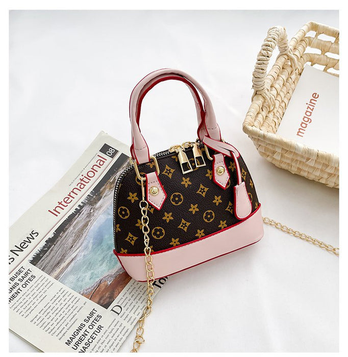 Wholesale Children's PU Shell Bag Handbag MOQ≥2 (F) JDC-HB-KM001 Handbags 卡曼 pink minimum 2 pieces for wholesale Wholesale Jewelry JoyasDeChina Joyas De China