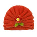 Wholesale children's pure color wool knitted fashion hat JDC-FH-GSQN026 Fashionhat JoyasDeChina orange Wholesale Jewelry JoyasDeChina Joyas De China