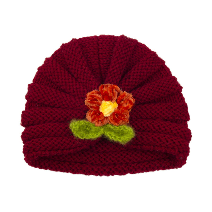 Wholesale children's pure color wool knitted fashion hat JDC-FH-GSQN026 Fashionhat JoyasDeChina wine red Wholesale Jewelry JoyasDeChina Joyas De China