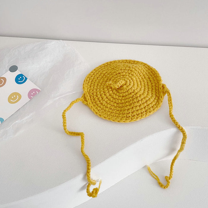 Wholesale children's pure wool hat JDC-FH-LH064 FashionHat 旅禾 yellow Wholesale Jewelry JoyasDeChina Joyas De China