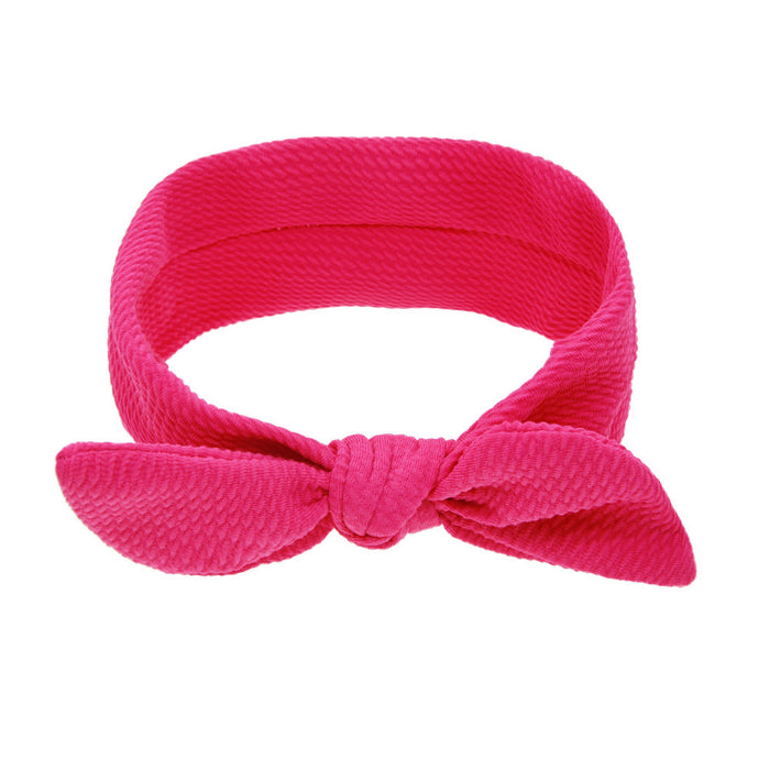 Wholesale children's solid color headband accessories children's headband JDC-HD-GSQN009 Headband JoyasDeChina Rose red (bubble pattern) Wholesale Jewelry JoyasDeChina Joyas De China