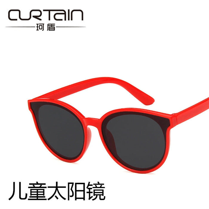 Wholesale children's UV protection round frame sunglasses JDC-SG-KD131 Sun Glasses 珂盾 Wholesale Jewelry JoyasDeChina Joyas De China