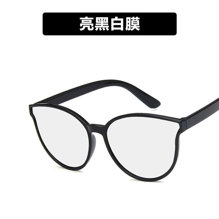 Wholesale children's UV protection round frame sunglasses JDC-SG-KD131 Sun Glasses 珂盾 Bright black and white film Wholesale Jewelry JoyasDeChina Joyas De China