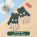 Wholesale Children's Warm Crystal Mink Knitted Gloves JDC-GS-RH004 Gloves 润赫 green Children Wholesale Jewelry JoyasDeChina Joyas De China