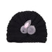 Wholesale children's wool knitted hats solid color fashion hat JDC-FH-GSQN022 Fashionhat JoyasDeChina black Wholesale Jewelry JoyasDeChina Joyas De China