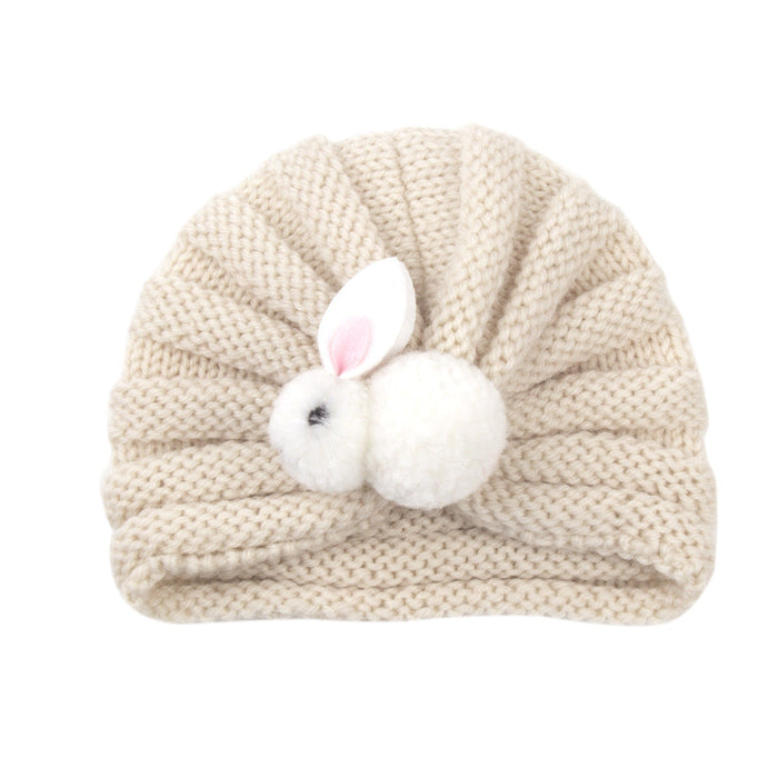 Wholesale children's wool knitted hats solid color fashion hat JDC-FH-GSQN022 Fashionhat JoyasDeChina white Wholesale Jewelry JoyasDeChina Joyas De China