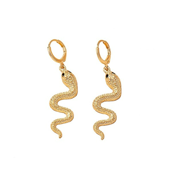 Wholesale Chinese Zodiac Snake Earrings JDC-ES-AYN343 Earrings JoyasDeChina Wholesale Jewelry JoyasDeChina Joyas De China