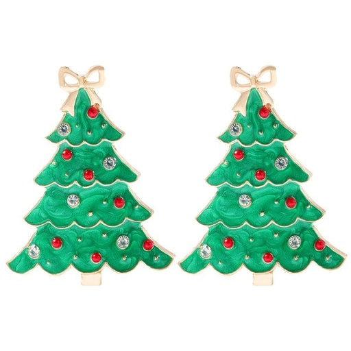 Wholesale Christmas Alloy Diamond Earrings JDC-ES-JQ-004 Earrings 佳琪 Wholesale Jewelry JoyasDeChina Joyas De China