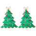 Wholesale Christmas Alloy Diamond Earrings JDC-ES-JQ-004 Earrings 佳琪 red Wholesale Jewelry JoyasDeChina Joyas De China