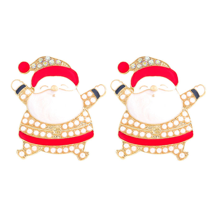 Wholesale Christmas Alloy Diamond Earrings JDC-ES-JQ161 Earrings JoyasDeChina Wholesale Jewelry JoyasDeChina Joyas De China